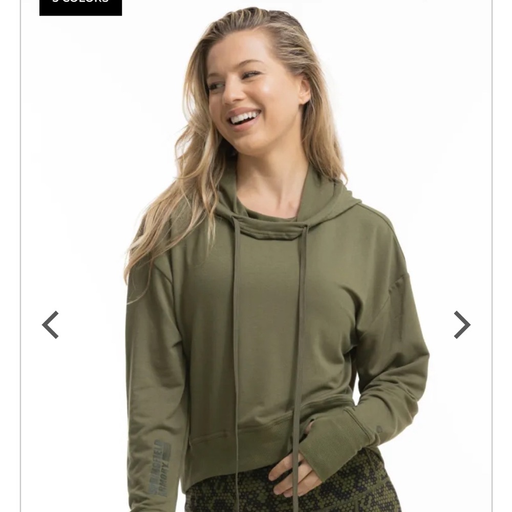 Olive Green Women's Hoodie Alexo Athletica